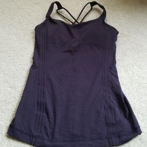 Lululemon purple workout top